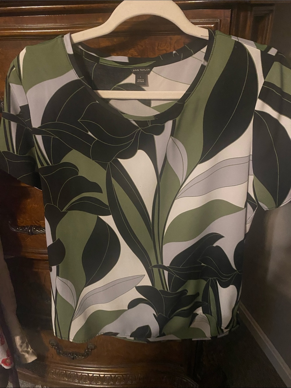 Ann Taylor floral blouse